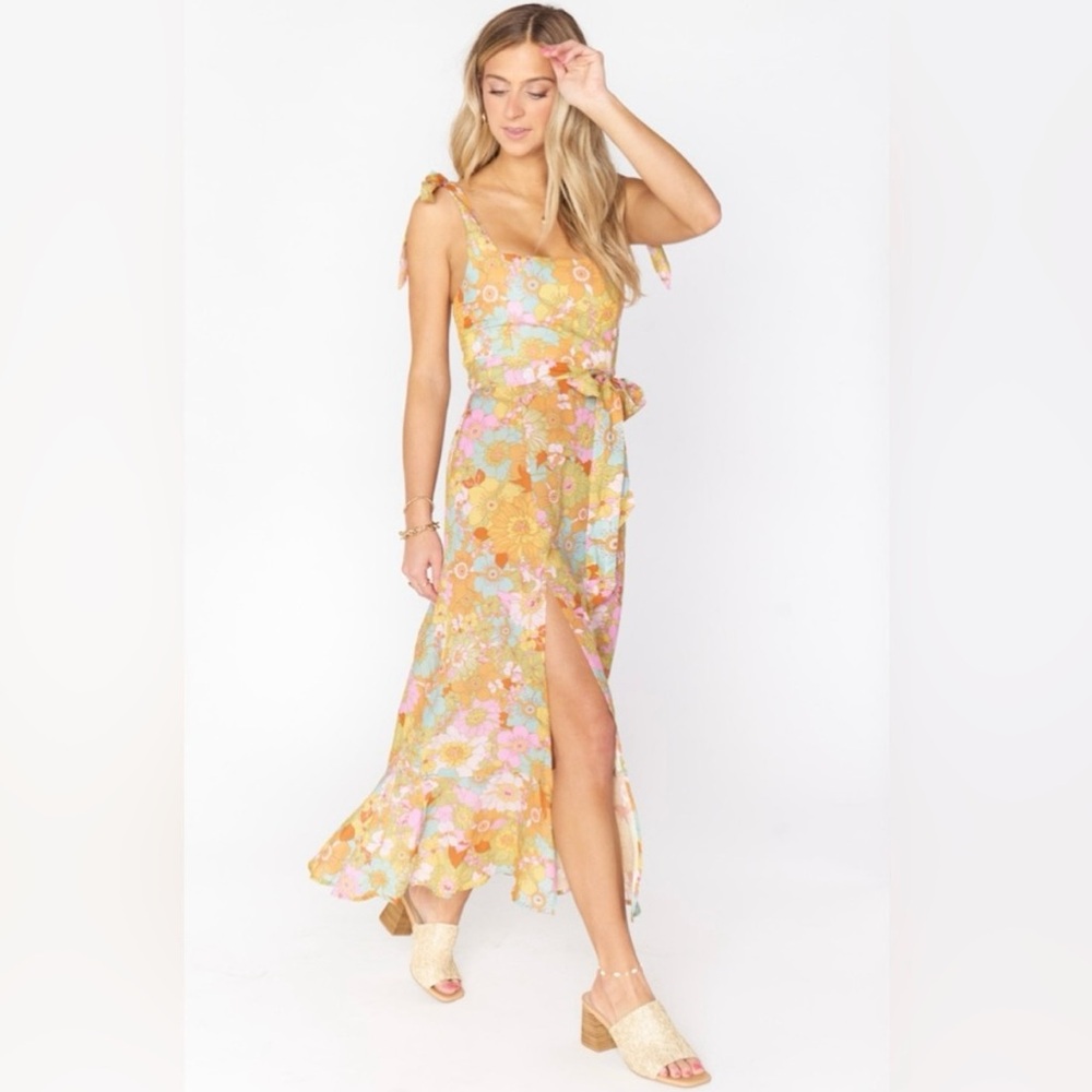 Show Me Your MuMu Claire Midi in Groovy Blooms
